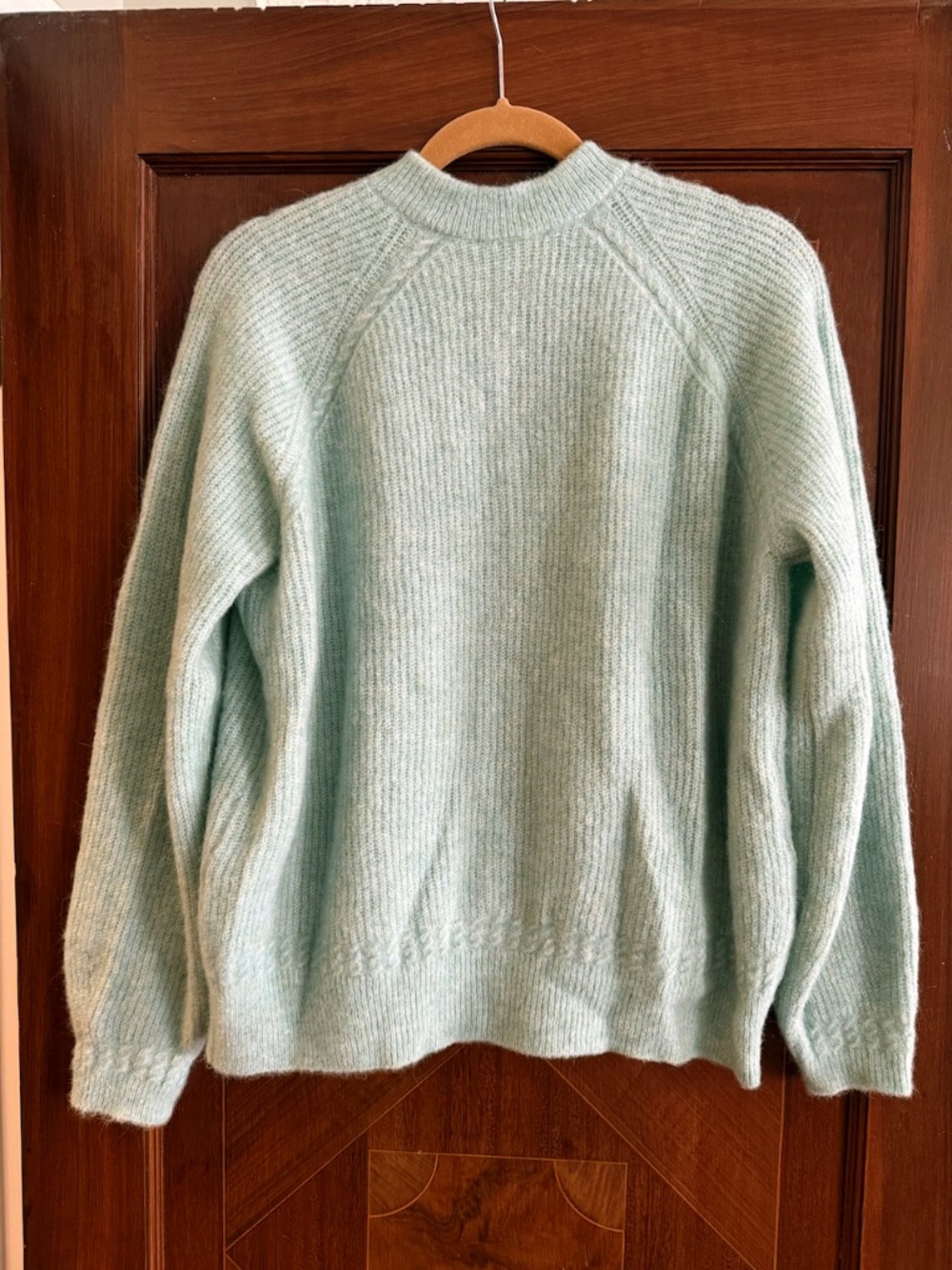 SEZANE Othello Cardigan Sea Green Size M - Picture 2 of 6